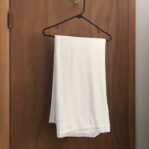 Croft & Barrow full/queen duvet white linen